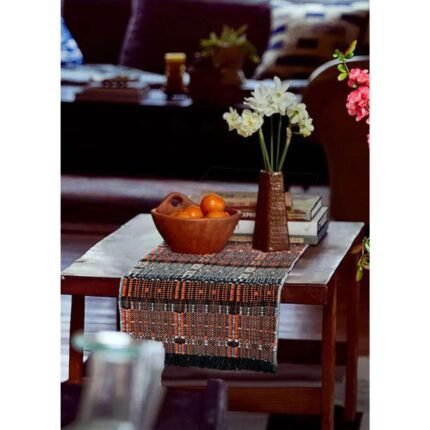 Homestuff Earthen Weave Kilim Inspired Table Runner 5