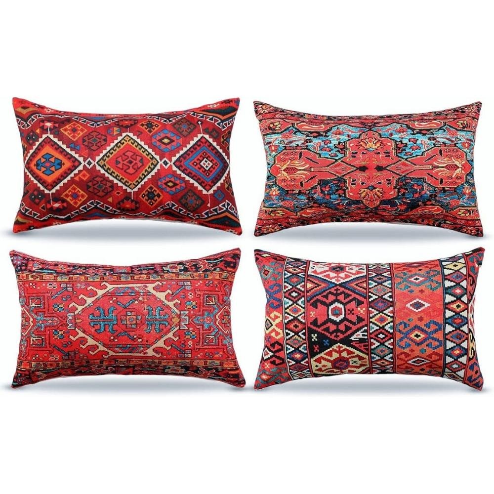 Homestuff Red Dune Caravan Inspired Cushion Cover 1 Homestuff Red Dune Caravan Inspired Cushion Cover 1