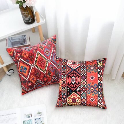 Homestuff Red Dune Caravan Inspired Cushion Cover 3