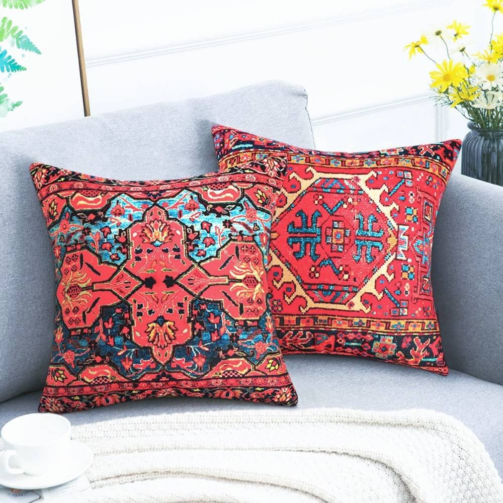 Homestuff Red Dune Caravan Inspired Cushion Cover 4 Homestuff Red Dune Caravan Inspired Cushion Cover 4