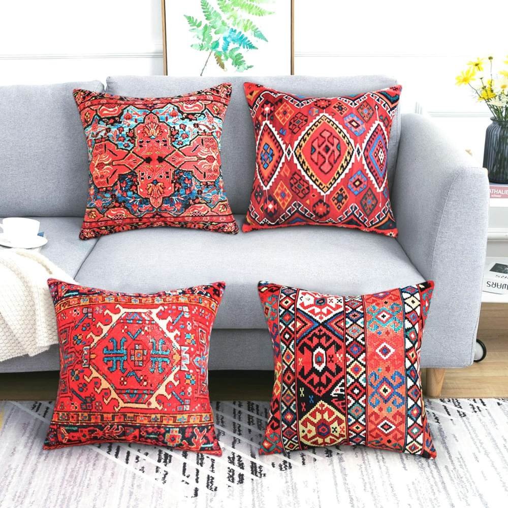 Homestuff Red Dune Caravan Inspired Cushion Cover 5 Homestuff Red Dune Caravan Inspired Cushion Cover 5