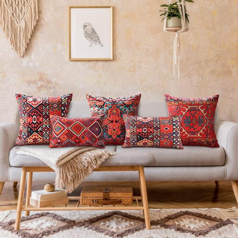 Homestuff Red Dune Caravan Inspired Cushion Cover 8 Homestuff Red Dune Caravan Inspired Cushion Cover 8