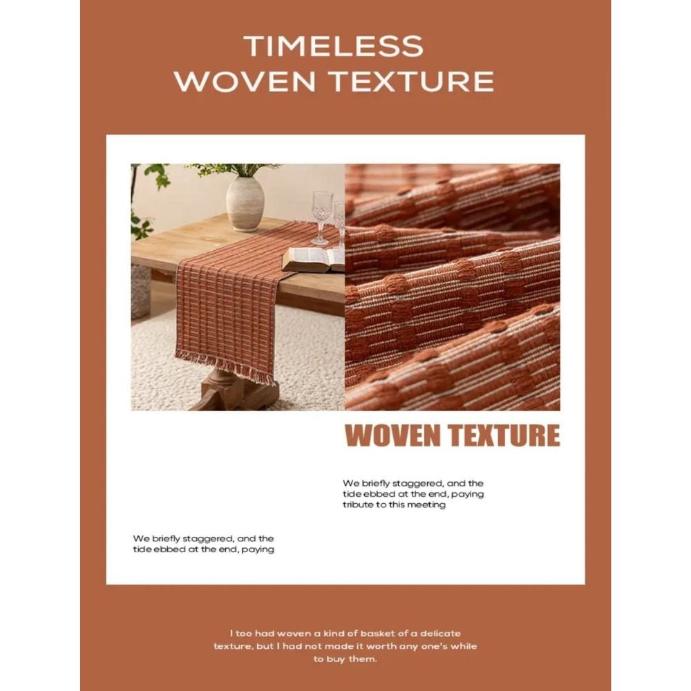 Homestuff Reversible Thick Weave Ribbed Table Runner 13 Homestuff Reversible Thick Weave Ribbed Table Runner 13