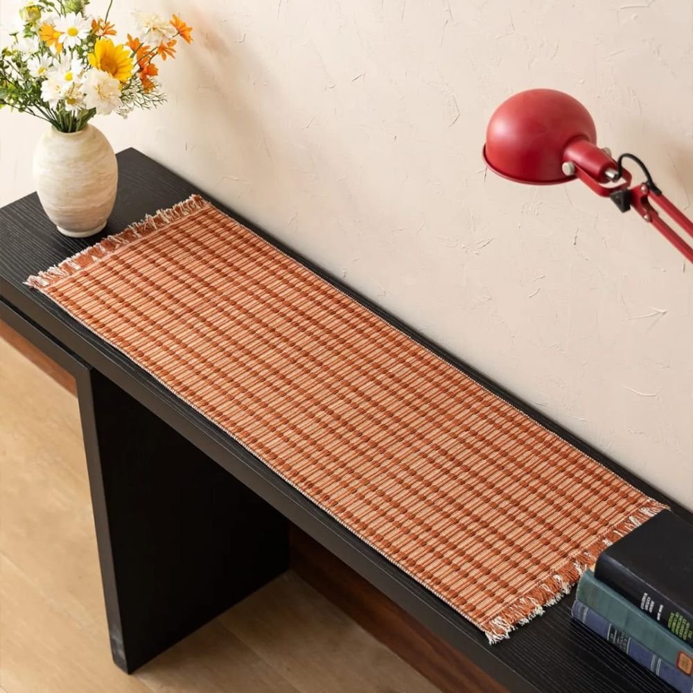 Homestuff Reversible Thick Weave Ribbed Table Runner 4 Homestuff Reversible Thick Weave Ribbed Table Runner 4