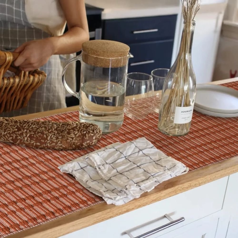 Homestuff Reversible Thick Weave Ribbed Table Runner 8 Homestuff Reversible Thick Weave Ribbed Table Runner 8