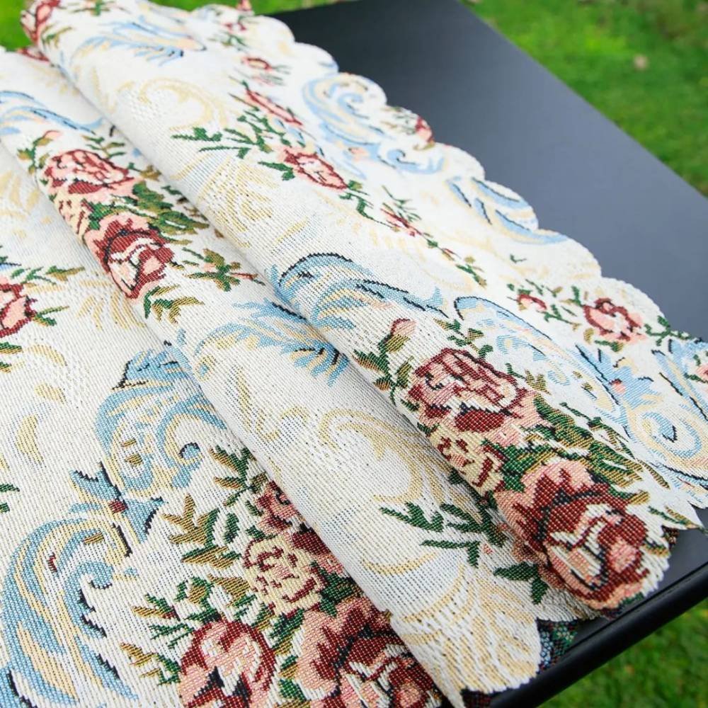 Homestuff Vintage Romantic Floral Nightstand Runner 1 Homestuff Vintage Romantic Floral Nightstand Runner 1