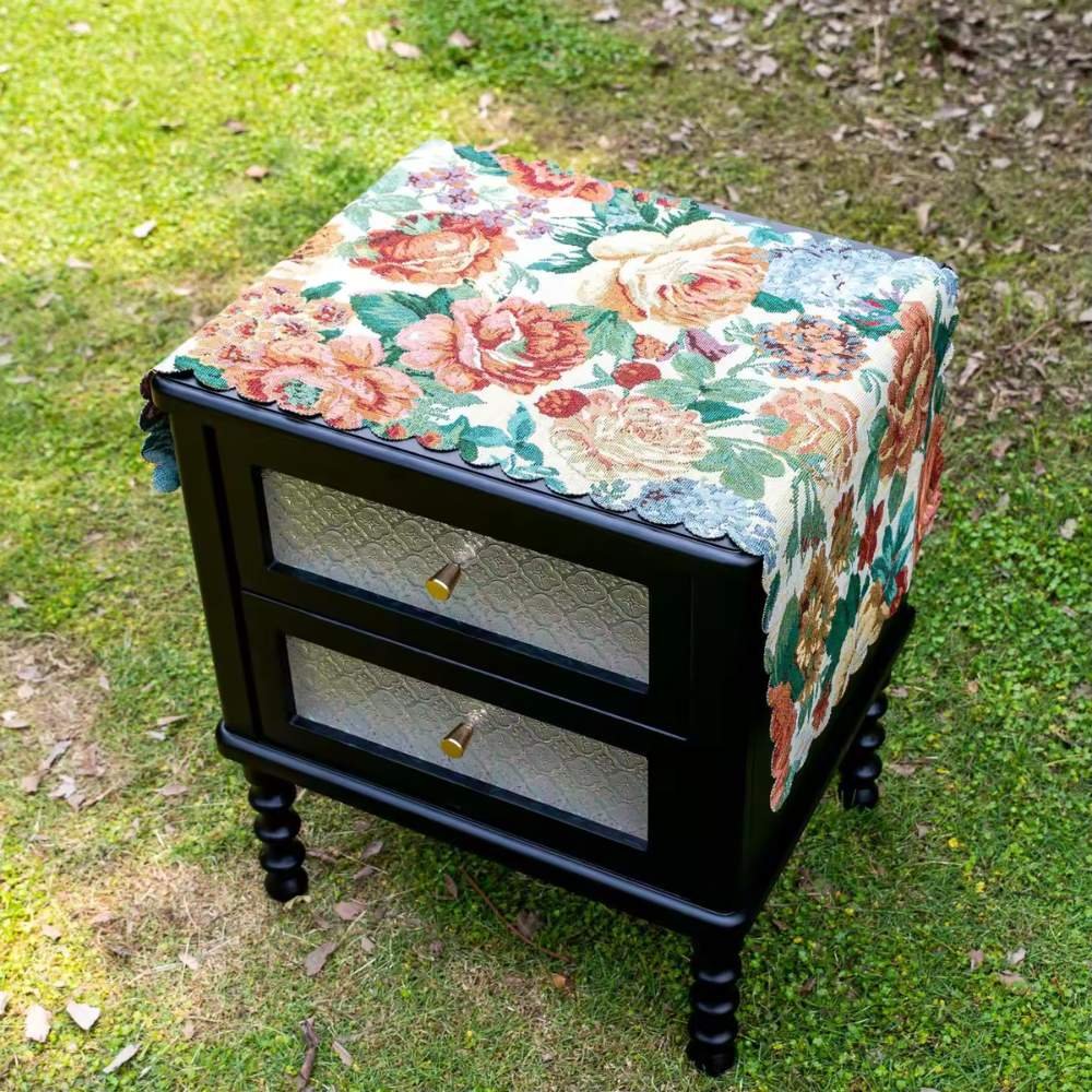 Homestuff Vintage Romantic Floral Nightstand Runners 5 Homestuff Vintage Romantic Floral Nightstand Runners 5