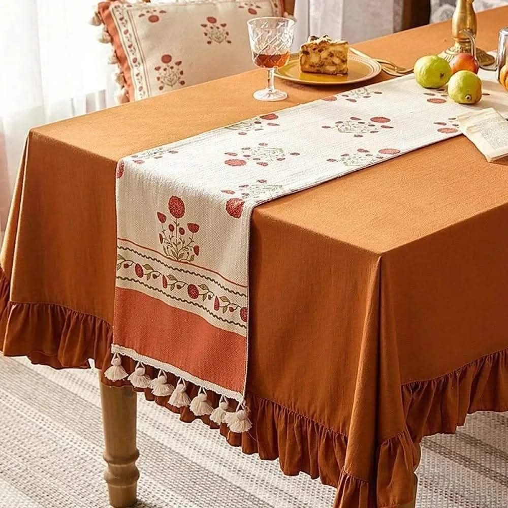 Homestuff Classic Indian Inspired Floral Print Table Runner 1 Homestuff Classic Indian Inspired Floral Print Table Runner 1