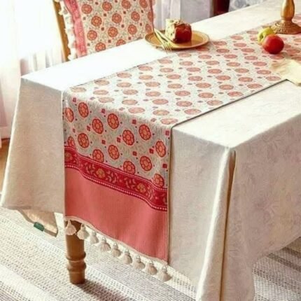 Homestuff Classic Indian Inspired Floral Print Table Runner 3