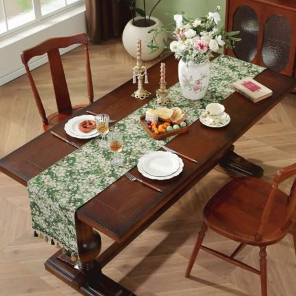 Homestuff Crafted from a blend of cotton, linen, and polyester 3