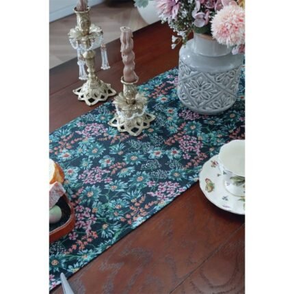 Homestuff Verdant Twilight Jacquard Table Runner 1