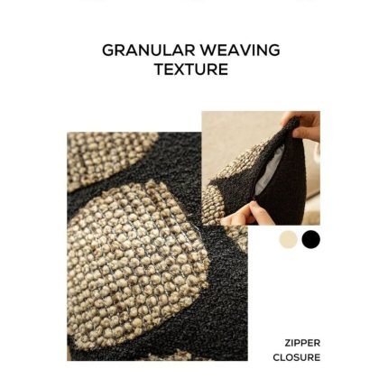 Handwoven Artisanal Grace Cushion Cover 4