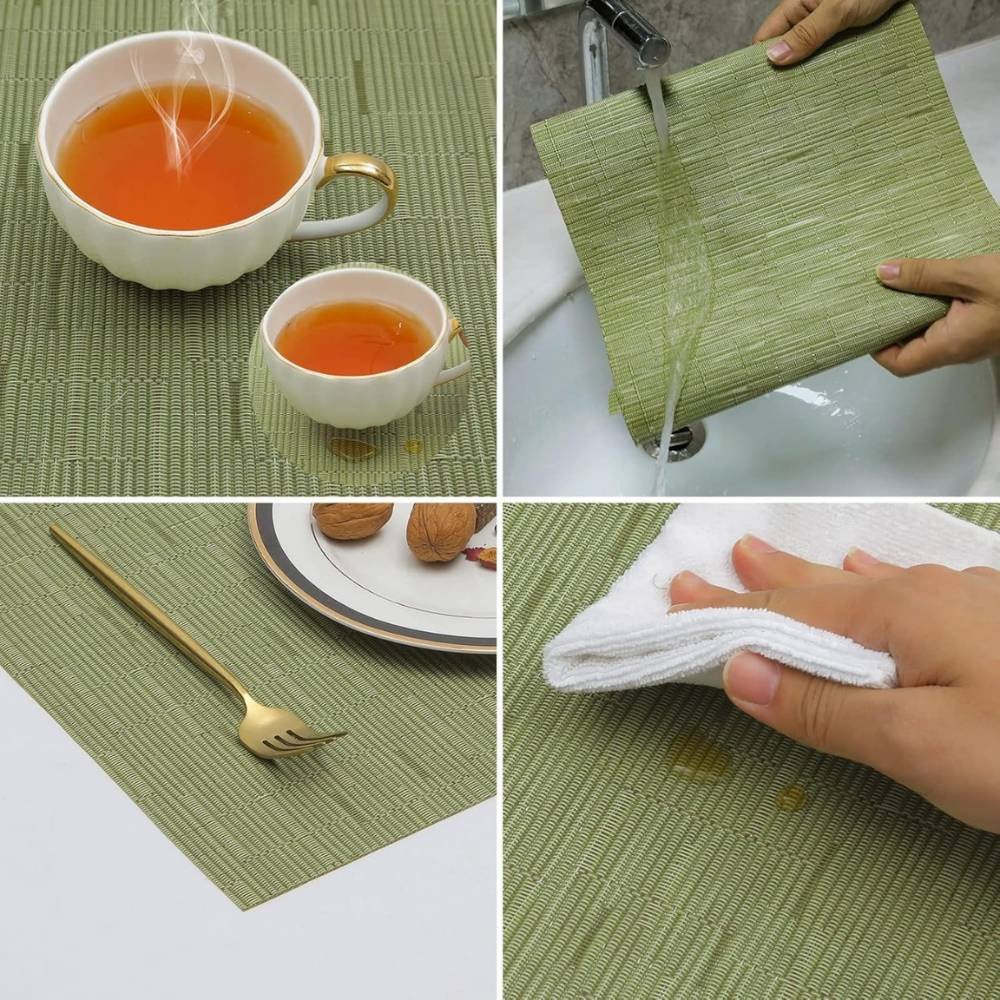 Homestuff Waterproof & Heat resistant PVC Placemats 13 Homestuff Waterproof & Heat resistant PVC Placemats 13