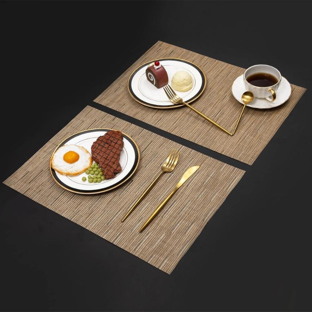 Homestuff Waterproof & Heat resistant PVC Placemats 14 Homestuff Waterproof & Heat resistant PVC Placemats 14