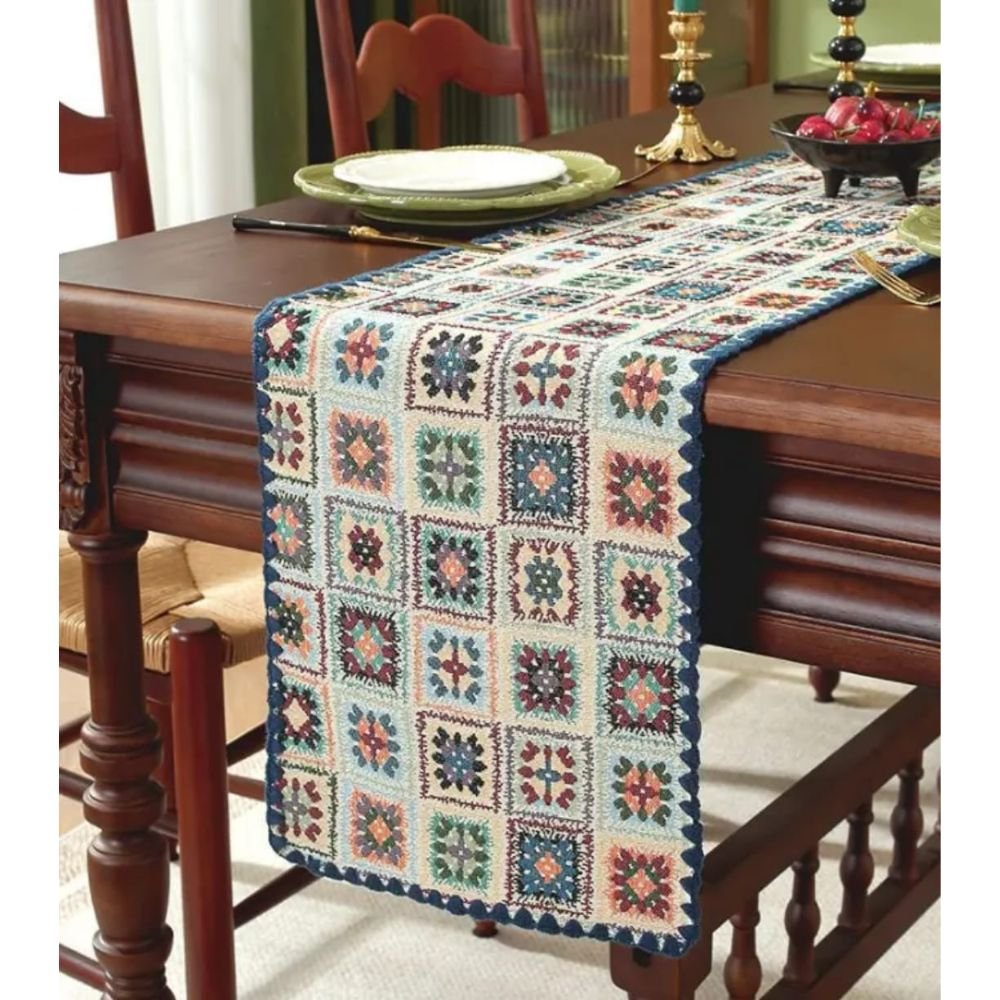 Homestuff Zellige Mosaic Table Runner 1 Homestuff Zellige Mosaic Table Runner 1