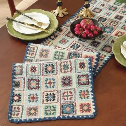Homestuff Zellige Mosaic Table Runner 2