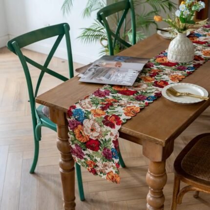Vintage Romantic Floral Table Runner homestuffbd101