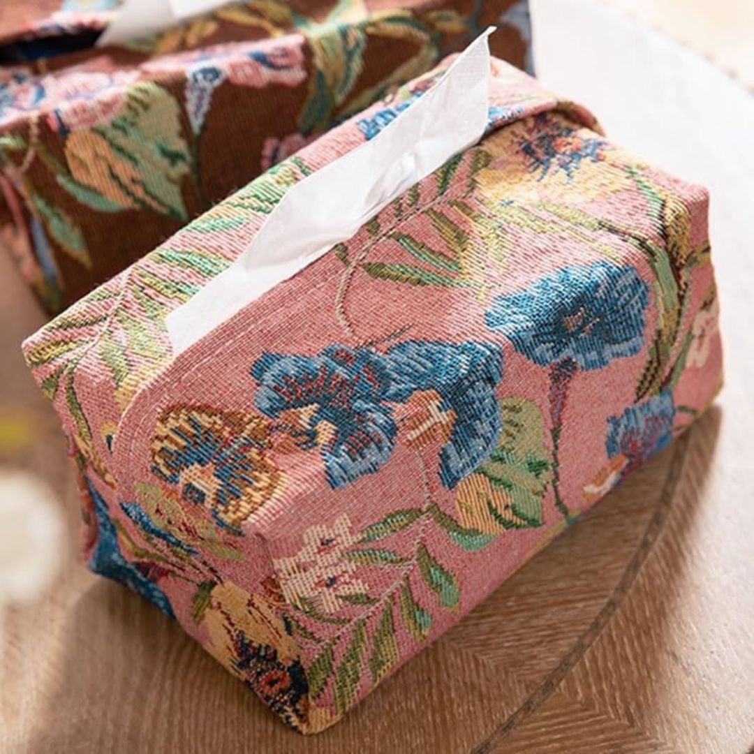 Wildflower Meadow Tissue Holder homestuffbd1 Wildflower Meadow Tissue Holder homestuffbd1