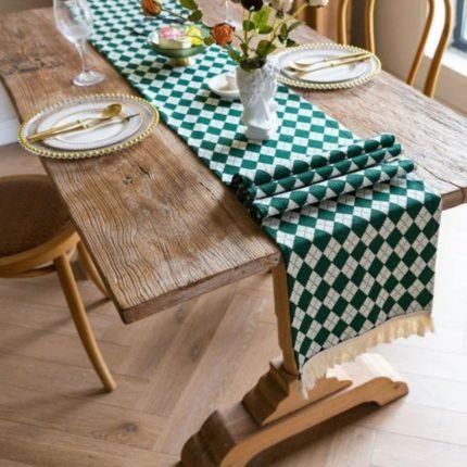 Homestuff Checkerboard Style Table runner Style 1
