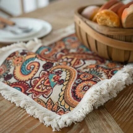 Bazaar Fringe table runner homestuff 4