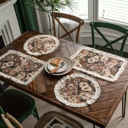 Plein Air Botanica Fringe Placemats homestuff 6