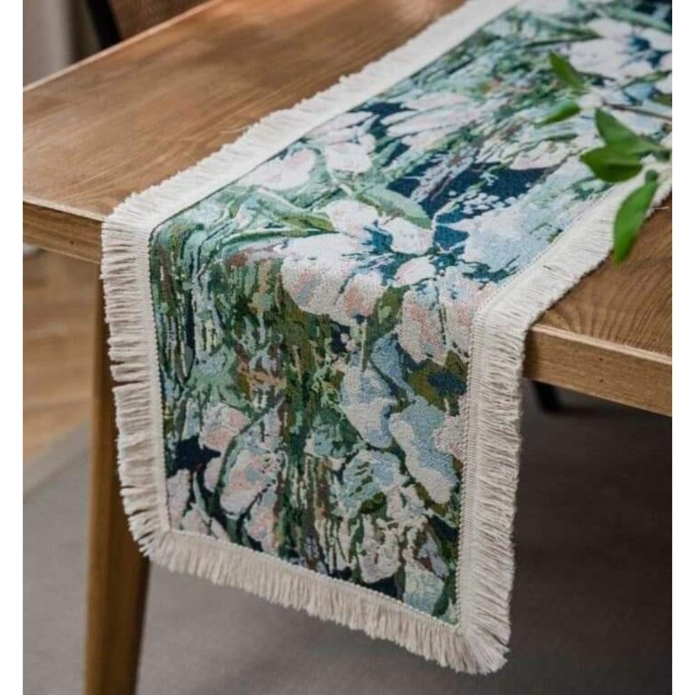Plein Air Botanica Fringe Table Runner Homestuff 5 Plein Air Botanica Fringe Table Runner Homestuff 5