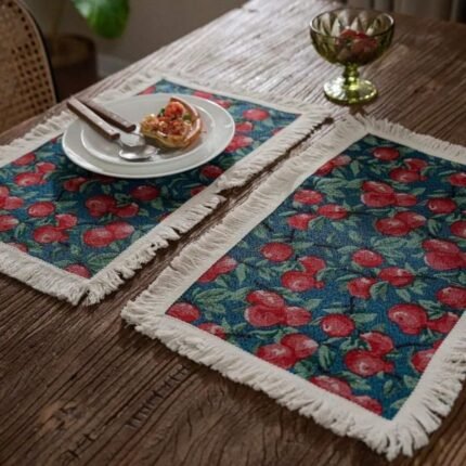 The Orchard Gate Fringe Placemats Homestuff 1