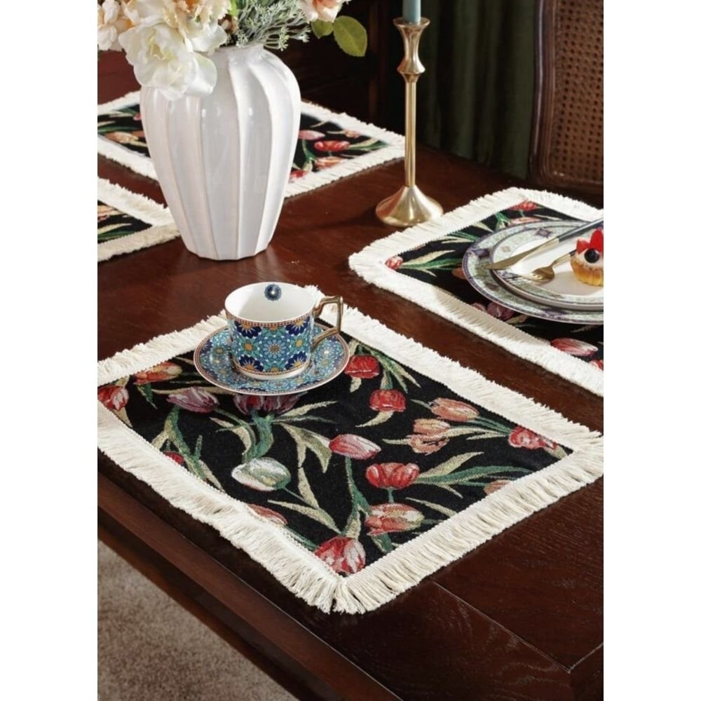 The Orchard Gate Fringe Placemats Homestuff 3 The Orchard Gate Fringe Placemats Homestuff 3
