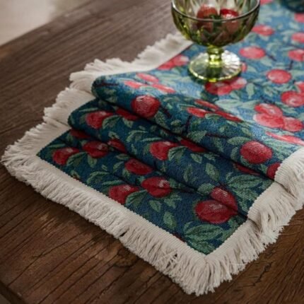 The Orchard Gate Fringe Table runner Homestuff 4