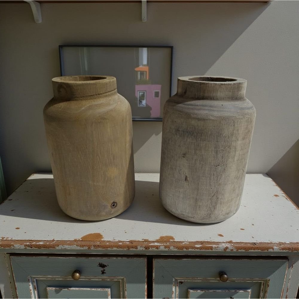 Wabi Sabi Decorative Paulownia Wood Vase Homestuff 1 Wabi Sabi Decorative Paulownia Wood Vase Homestuff 1