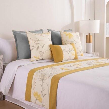 Homestuff Modern Chinoiserie Bed Runner 1