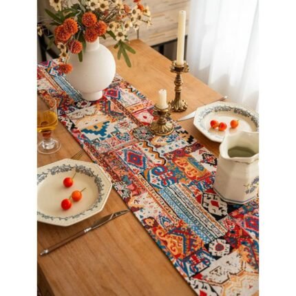 Homestuffbd Faux Patchwork Inspired Table Runner 1