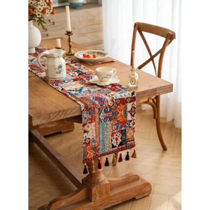 Homestuffbd Faux Patchwork Inspired Table Runner 2