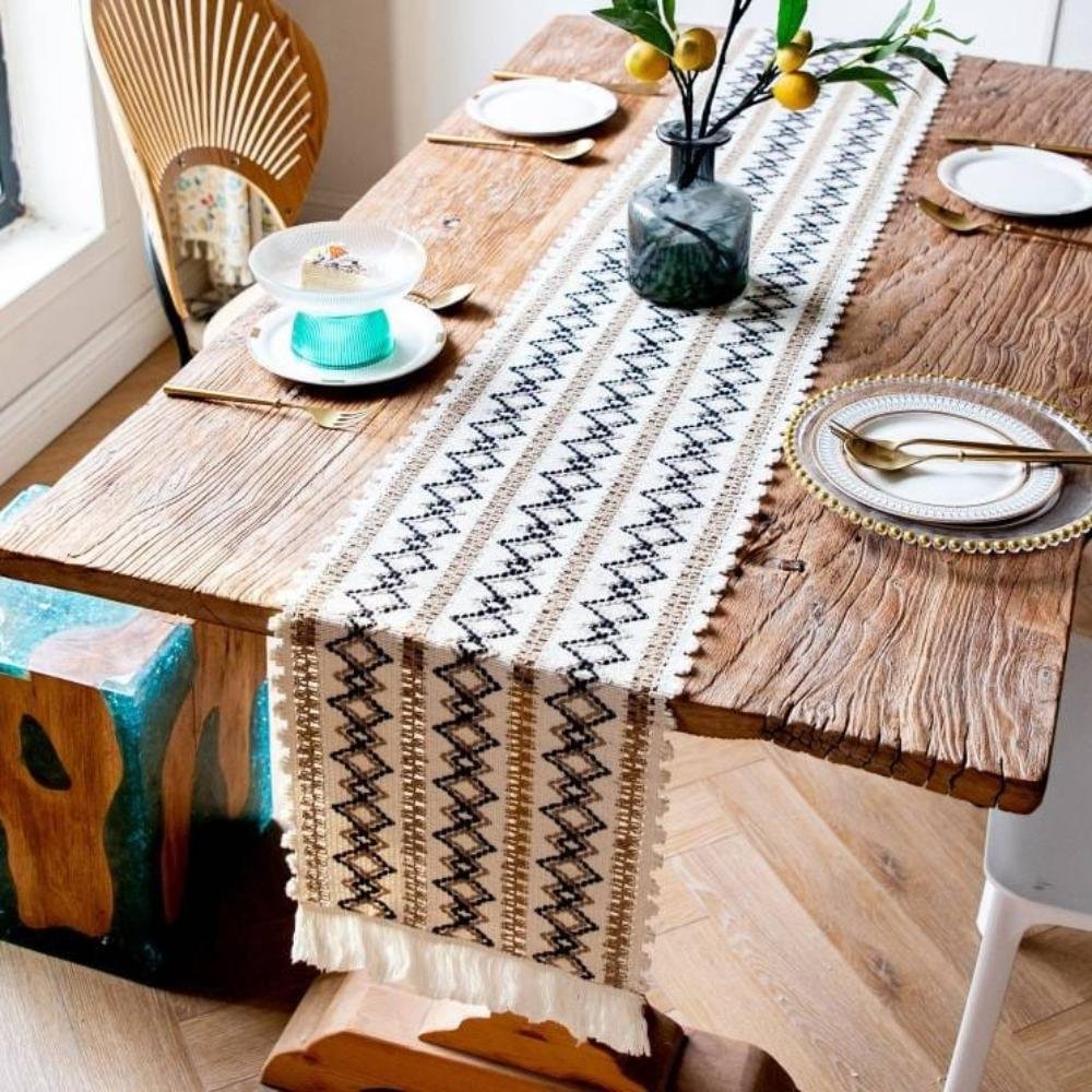 Terra Boho Thread Diamond Table Runner Homestuff 2 Terra Boho Thread Diamond Table Runner Homestuff 2