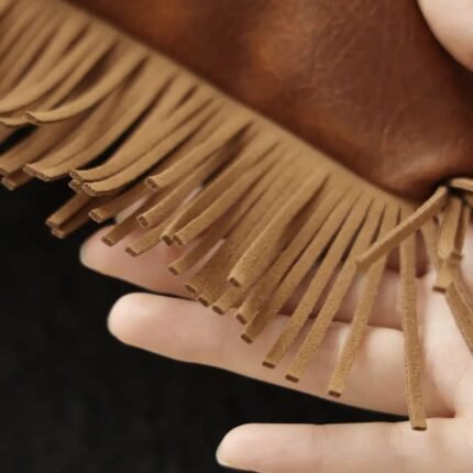 Homestuffbd Desert Boho Leather Rustic Cushion Cover 1