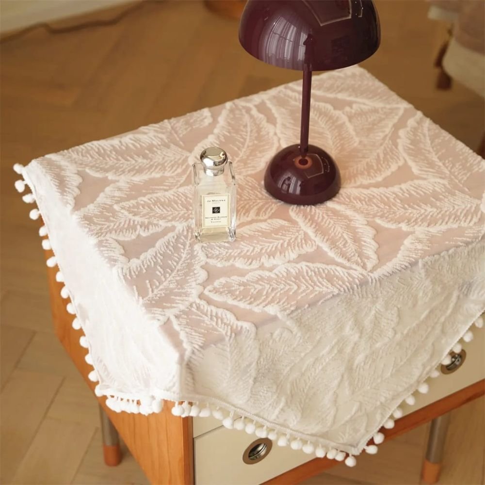 Homestuffbd Fen Fronds Chenille Style Nighstand Cover 1 Homestuffbd Fen Fronds Chenille Style Nighstand Cover 1