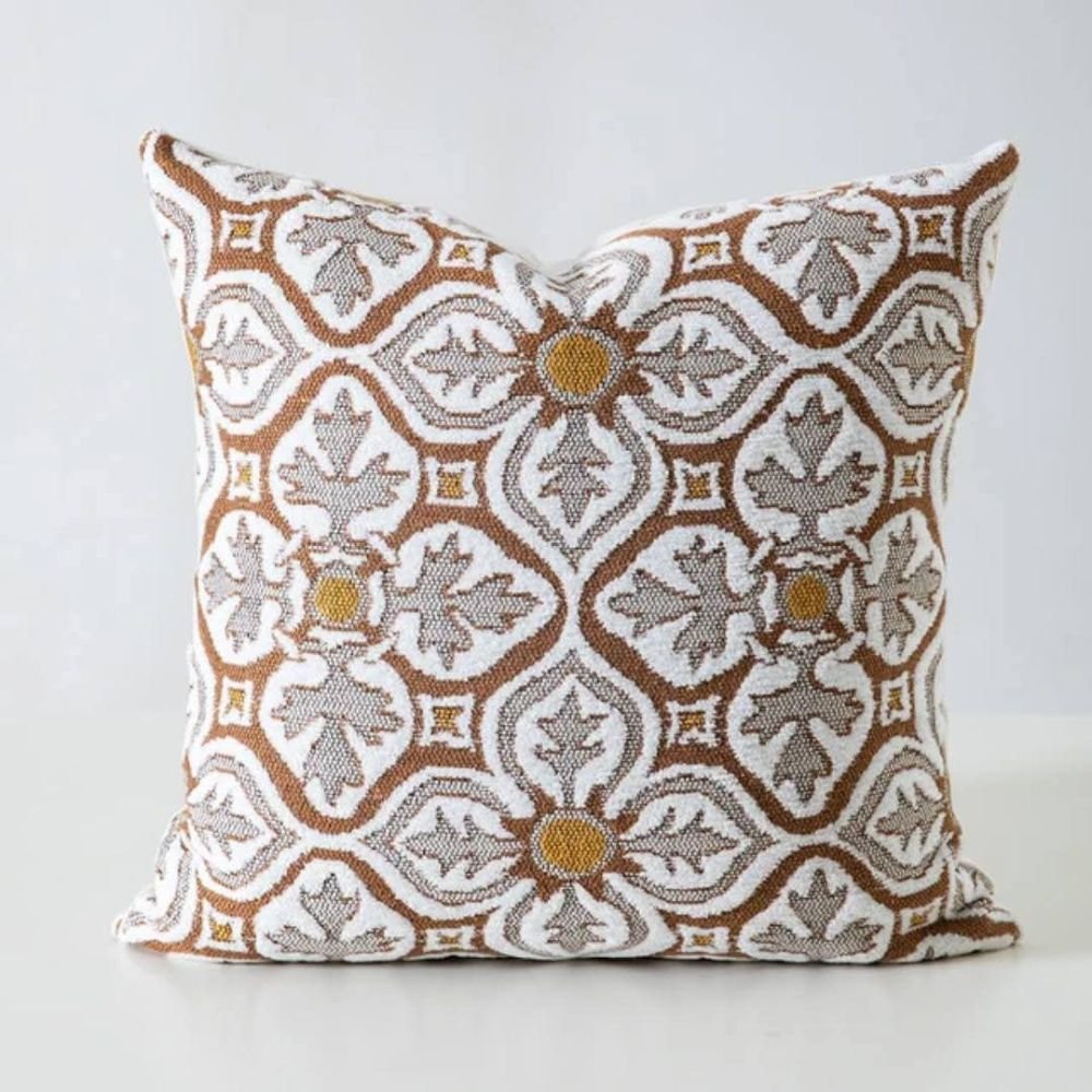Zellige Medallion Chenille Jacquard Cushion Cover Homestuffbd 1 Zellige Medallion Chenille Jacquard Cushion Cover Homestuffbd 1