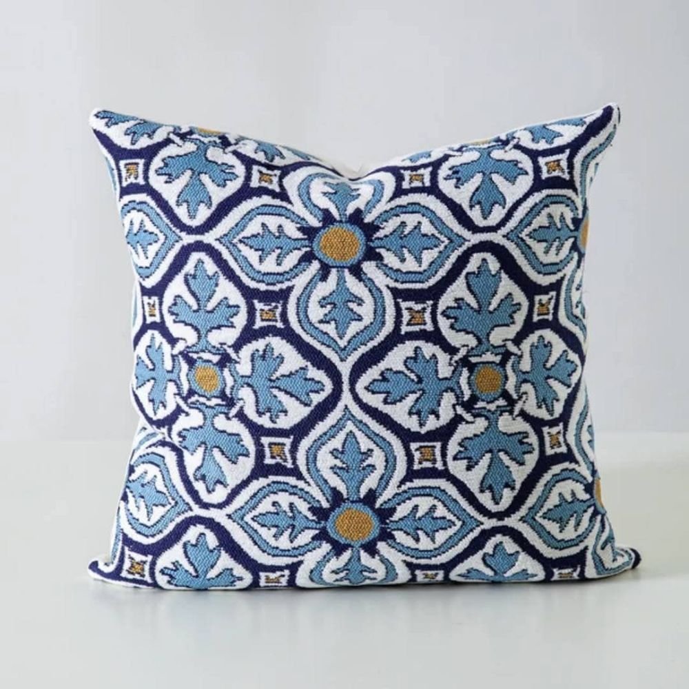 Zellige Medallion Chenille Jacquard Cushion Cover Homestuffbd 2 Zellige Medallion Chenille Jacquard Cushion Cover Homestuffbd 2