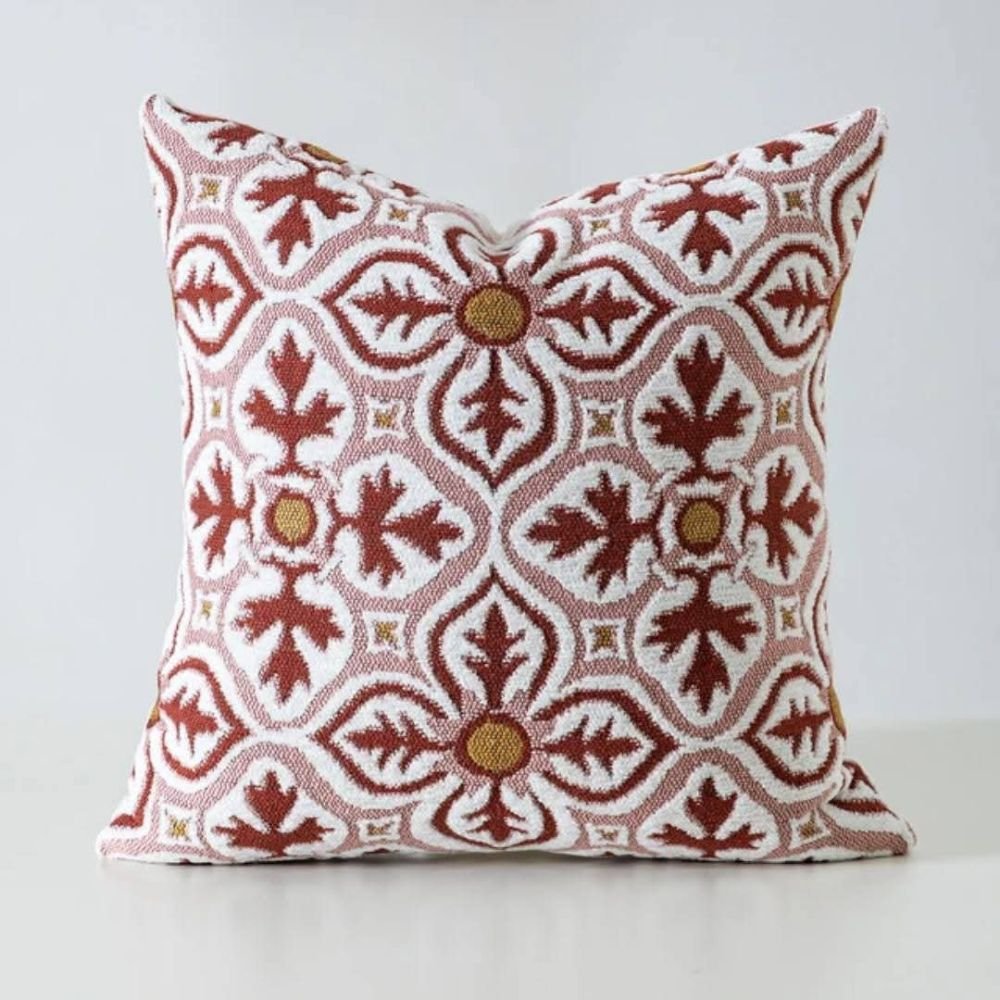 Zellige Medallion Chenille Jacquard Cushion Cover Homestuffbd 3 Zellige Medallion Chenille Jacquard Cushion Cover Homestuffbd 3