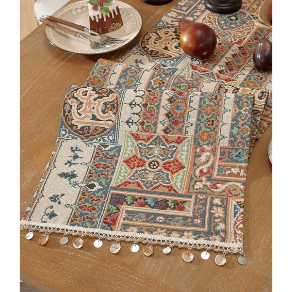 Artificial Sea shell Coastal Boho Table Runner Homestuffbd 6 Artificial Sea shell Coastal Boho Table Runner Homestuffbd 6