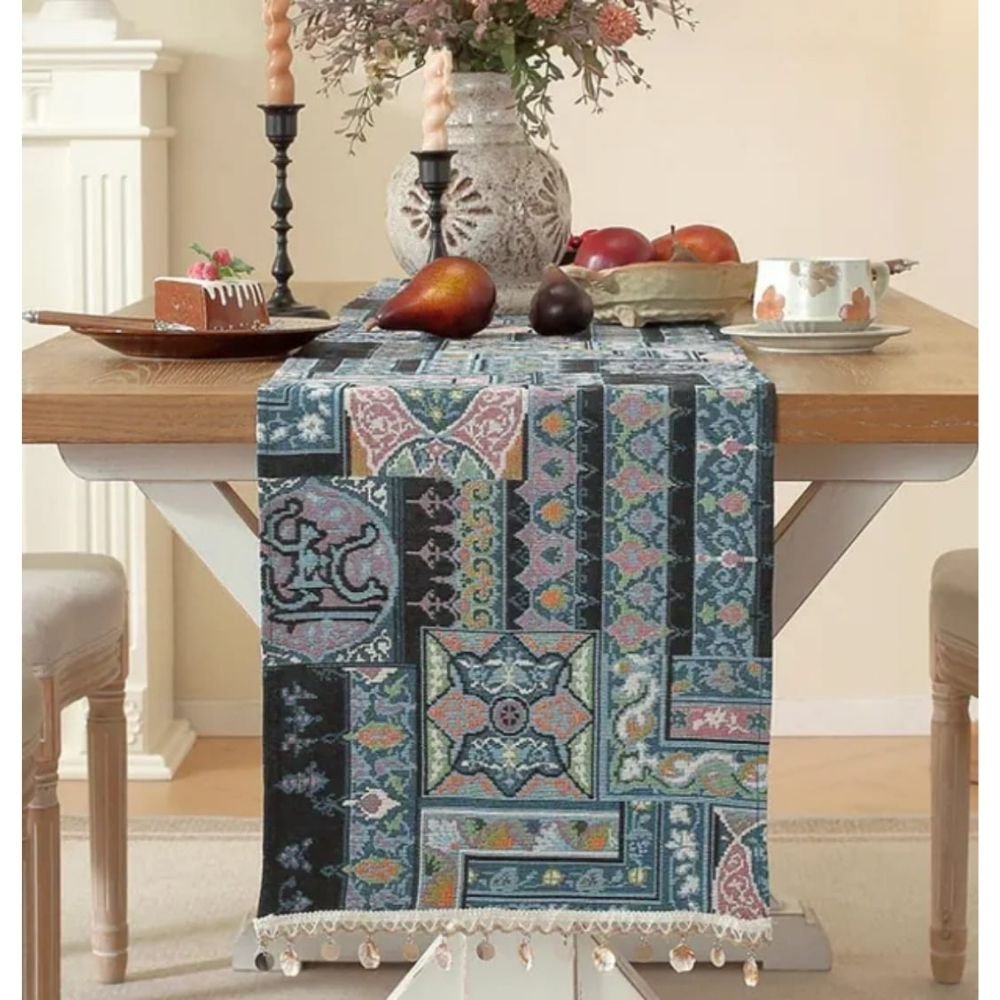 Artificial Sea shell Coastal Boho Table Runner Homestuffbd 9 Artificial Sea shell Coastal Boho Table Runner Homestuffbd 9