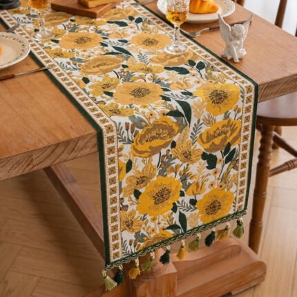 Bloomhaven Floral Table Runner homestuffbd1