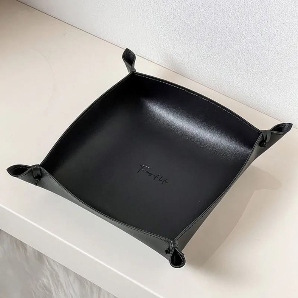 Homestuffbd Tailored Knot Contemporary Valet Tray Black 2 Homestuffbd Tailored Knot Contemporary Valet Tray Black 2