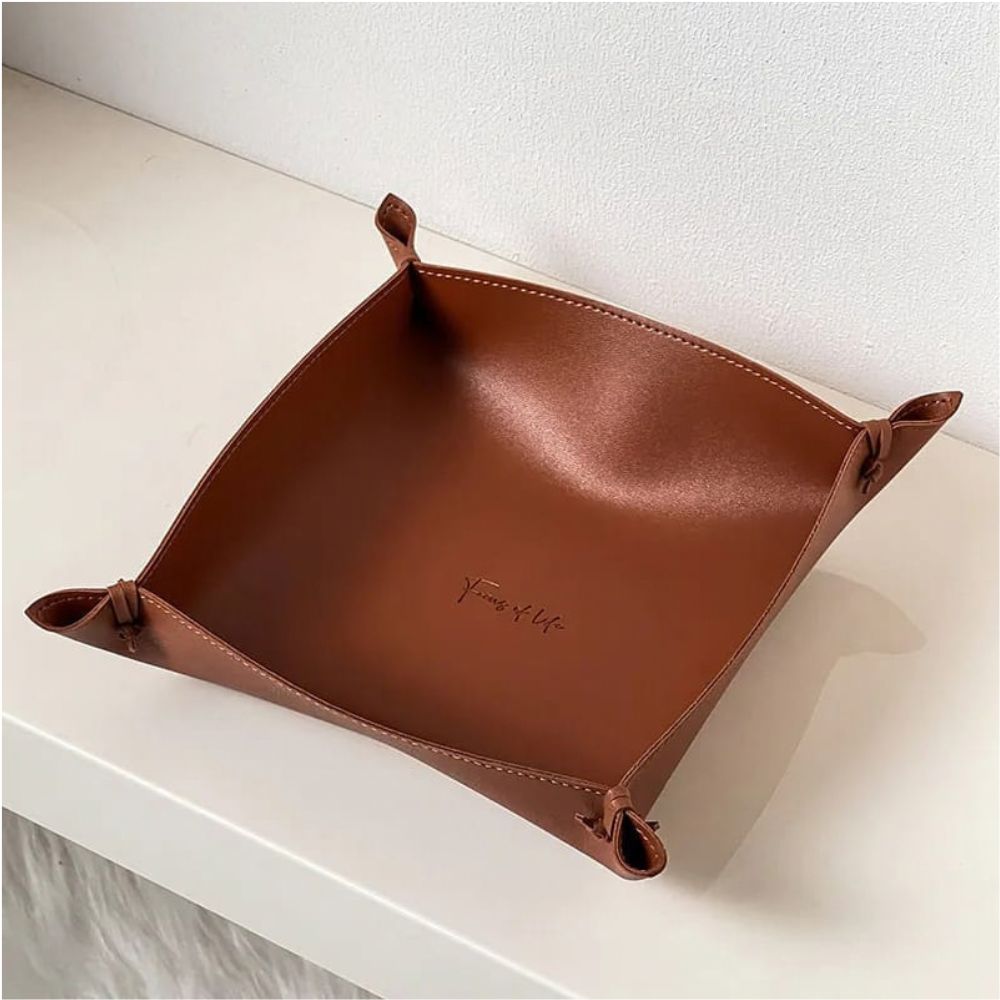 Homestuffbd Tailored Knot Contemporary Valet Tray Brown 1 Homestuffbd Tailored Knot Contemporary Valet Tray Brown 1