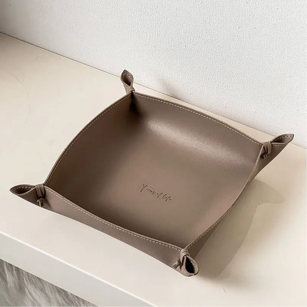 Homestuffbd Tailored Knot Contemporary Valet Tray Taupe 1 Homestuffbd Tailored Knot Contemporary Valet Tray Taupe 1