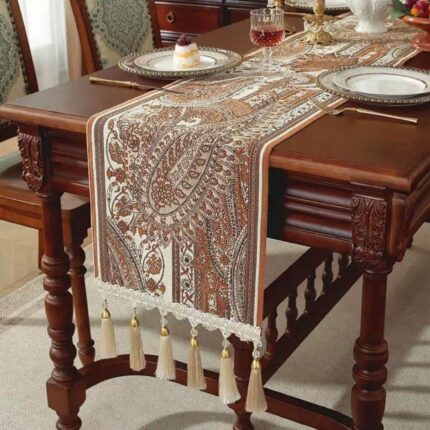 Homestuffbd Persian Boteh Inspired Table Runner 2